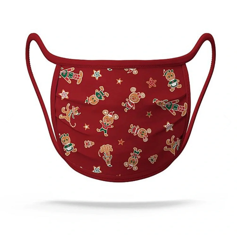 NWT Disney Mickey and Friends Holiday Face Mask
